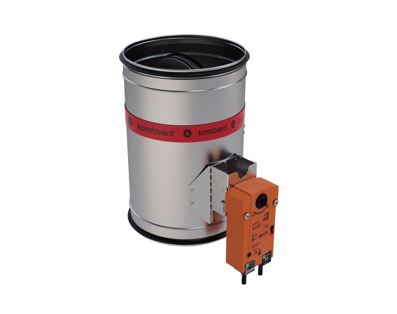 Круглый противопожарный канальный клапан UVA KOMFOVENT