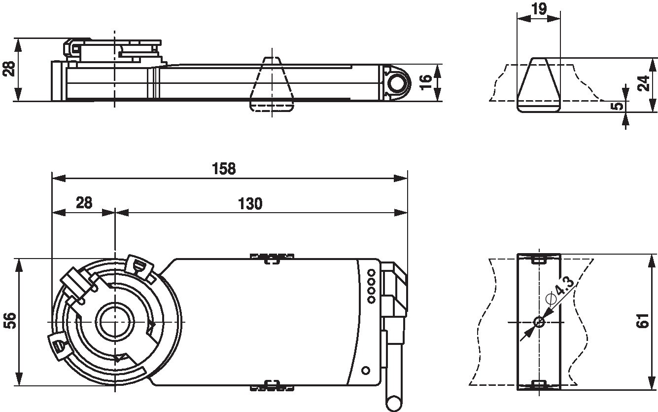 Электропривод Belimo CM230G-L (2 Н·м)