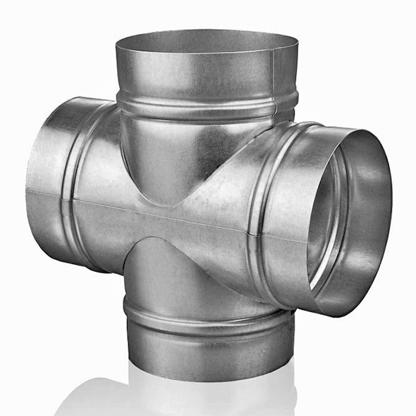 Крестовина Ø160 оцинк. сталь
