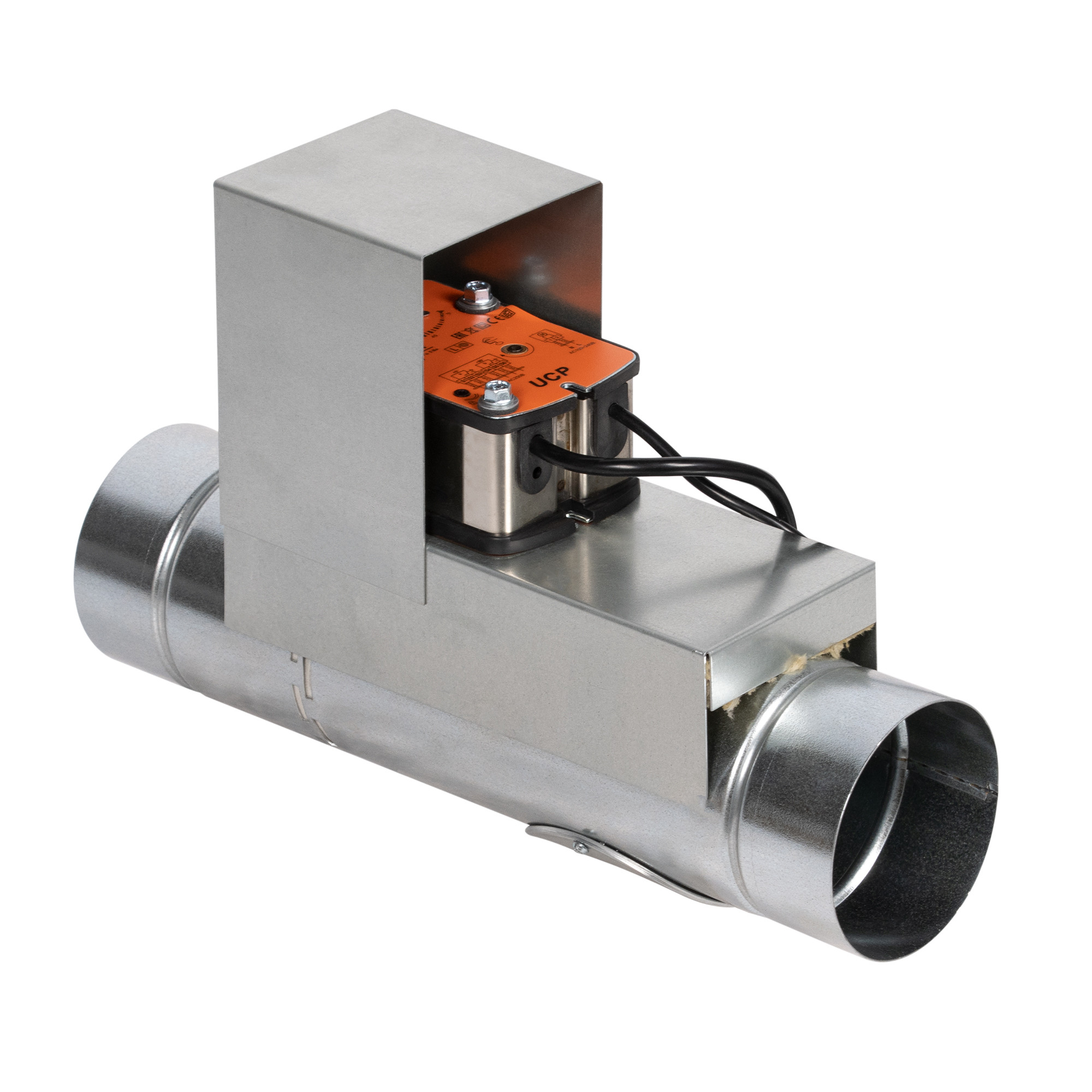 Клапан противопожарный SHUFT SHFDO-90-O-d140-EM24-0-0-0-0, Ø140 мм, EI 90