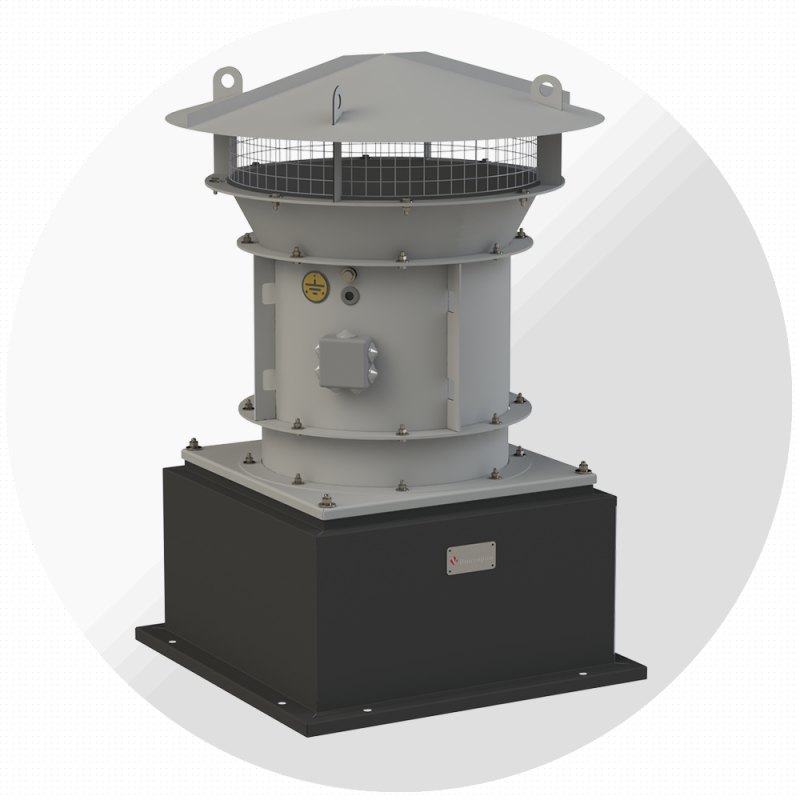Крышный приточный вентилятор ВКОП-С №7,1, Ø710 мм Крышный приточный вентилятор ВКОП-С №7,1, Ø710 мм