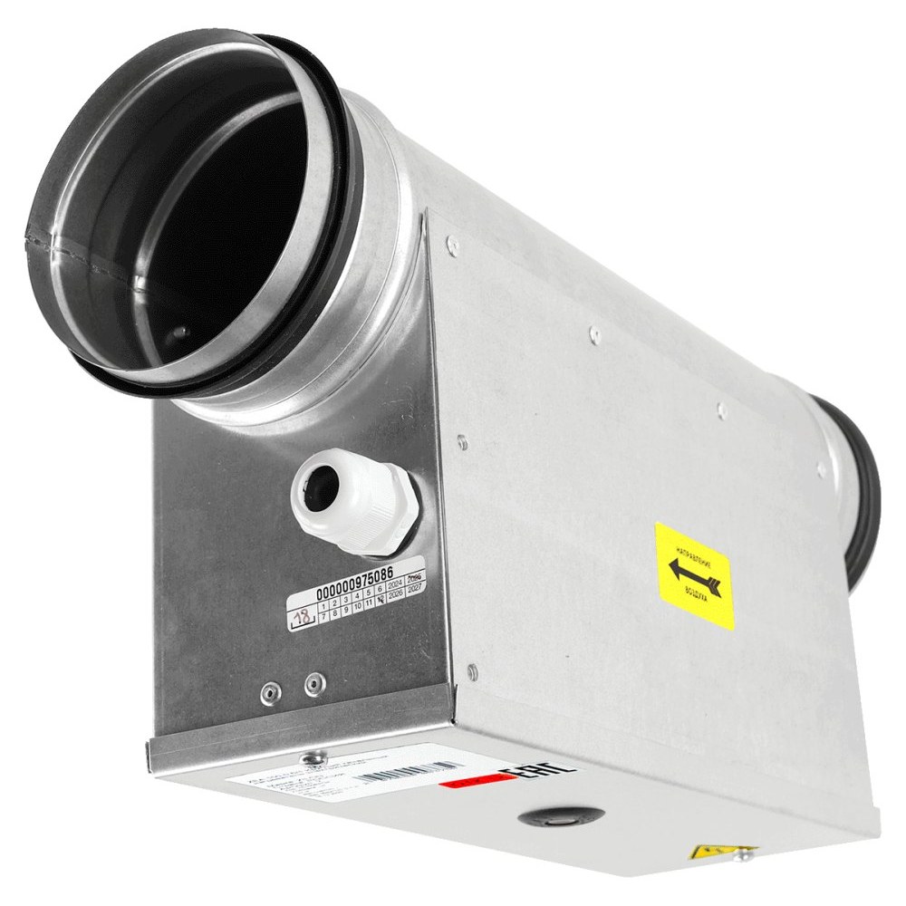 Электрический нагреватель для круглых каналов ZILON ZEA 250-12,0/3 Электрический нагреватель для круглых каналов ZILON ZEA 250-12,0/3